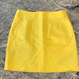 Yellow Banana Republic Mini skirt